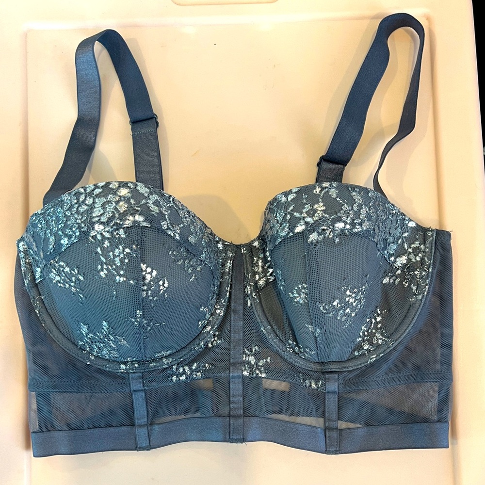 VS Blue Bustier US 36D